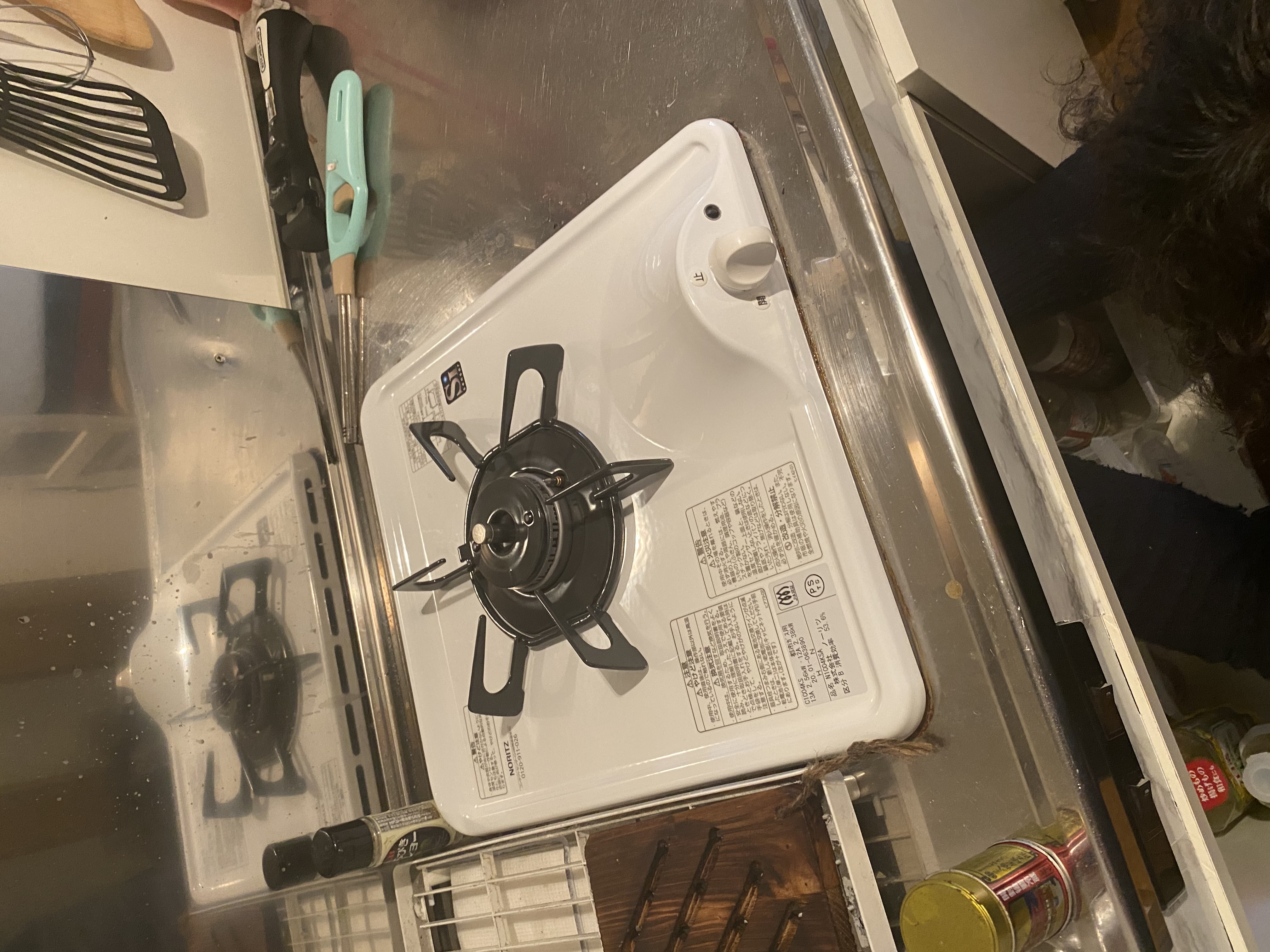 尼崎市 管理会社様 1口コンロ（ドロップイン）取替え